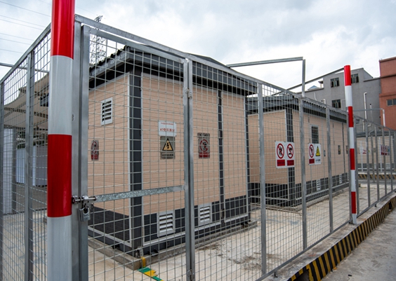 广东蓝波湾新能源科技投资有限公司新装2台箱式变电站