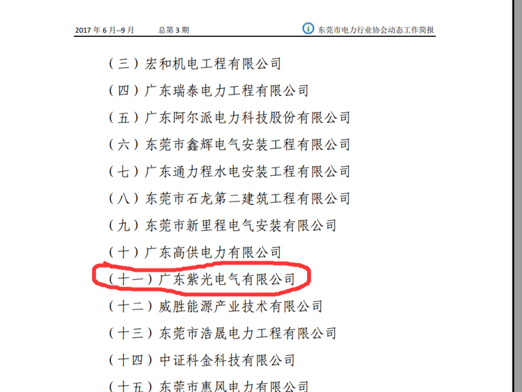 恭喜恭喜！《东莞市电力行业协会工作简报》点名表扬188金宝博