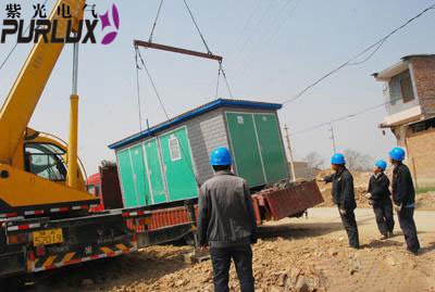 东沣智能科技新装一台800箱式变